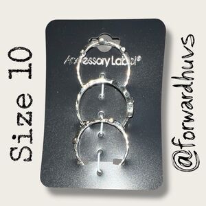 Bundle Sale 3 for $15 | Accessory Label Nickel-Free Ring Set – Size 10